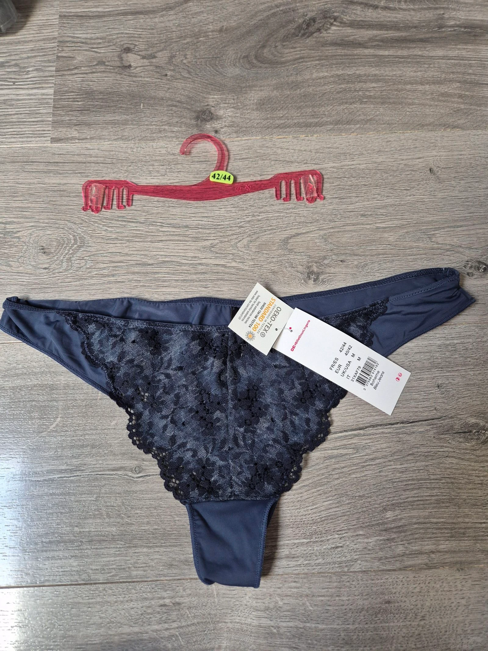 Conjunto sutiã 95C + tanga 42/44 BILLET DOUX Novo – photo 2